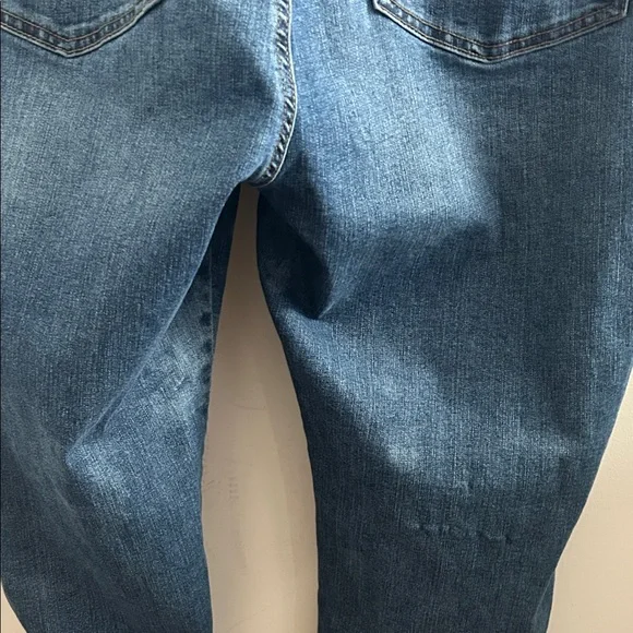 Celebrity Pink, Womans Size XL Distressed Blue Denim Overalls - Picture 14 of 14